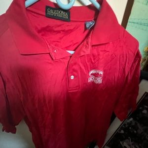 Caledonia golf course shirt L